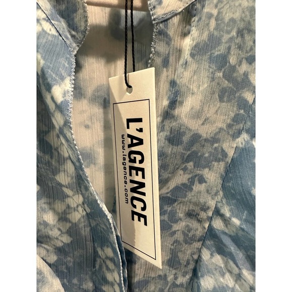 L'AGENCE nadine ruffle blouse - Picture 6 of 10